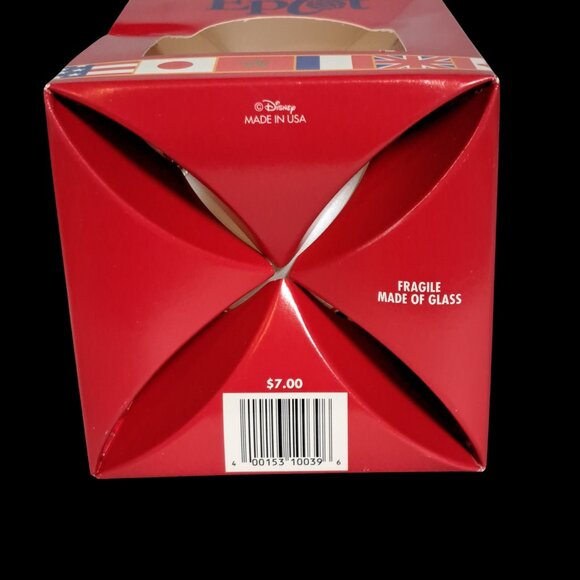 Disney Parks Epcot World Showcase Christmas Glass Ornament Mickey Countries - Picture 16 of 16